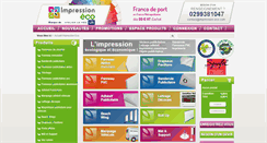 Desktop Screenshot of impression-eco.com